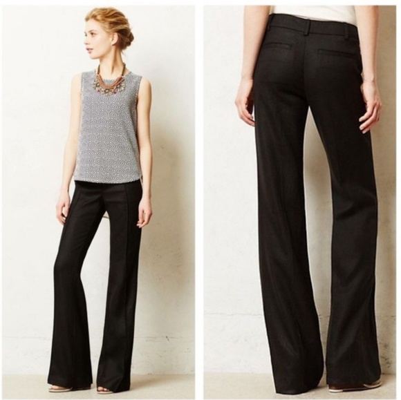 Anthropologie Pants - Anthropologie elevenses Brighton Flare Dress Pants